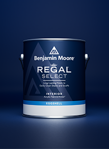 A 3.79 L can of Regal® Select Interior paint.