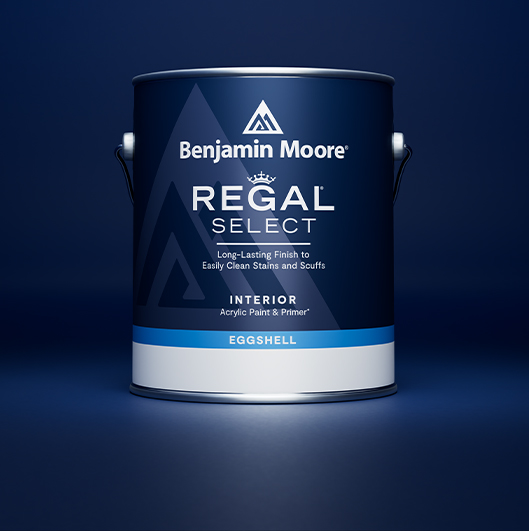 A 3.79 L can of Regal® Select Interior paint.